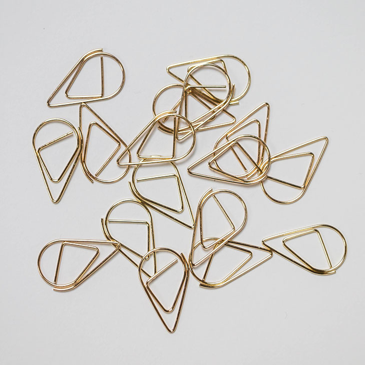 paperclips goud
